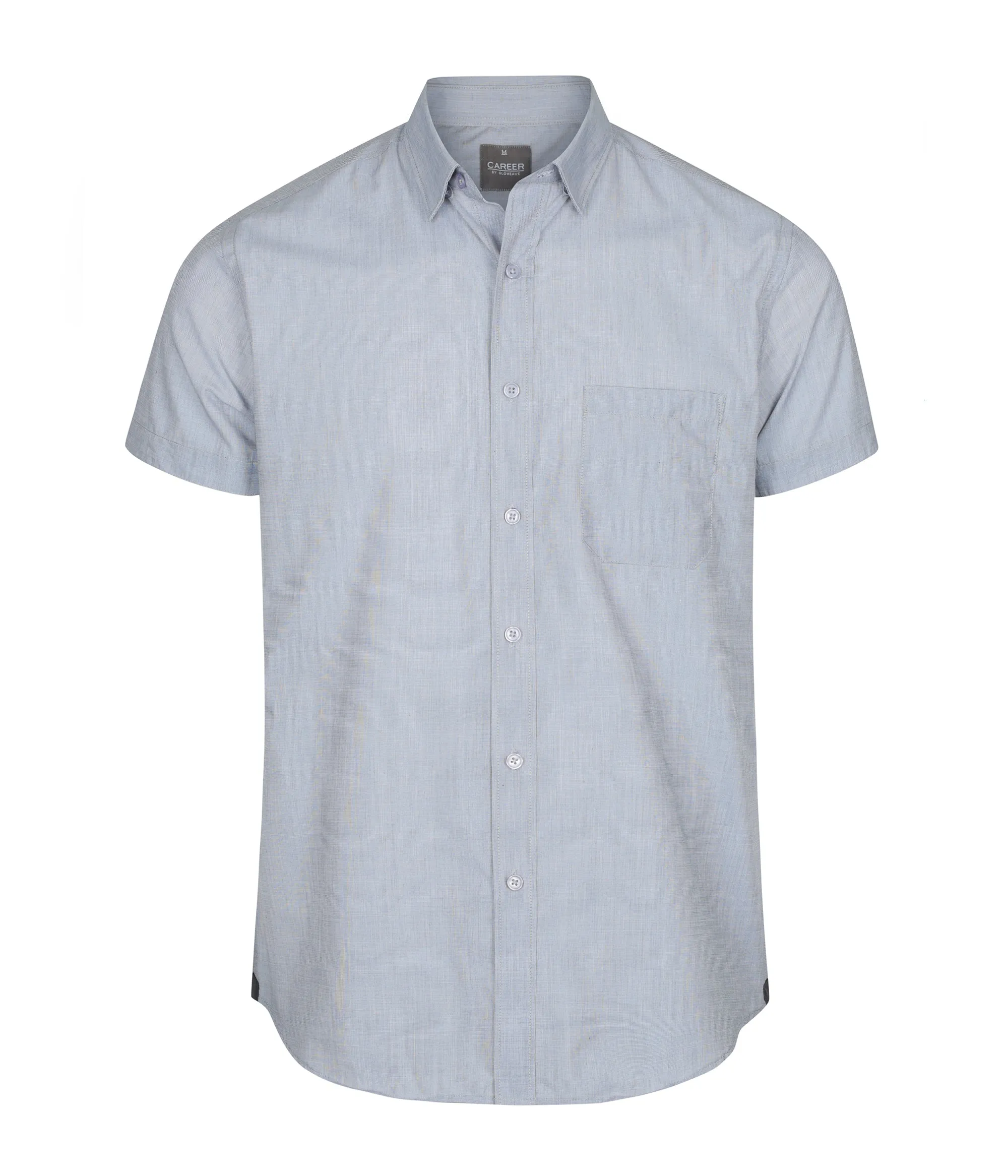 1253HS End On End Short Sleeve Casual Slim Fit Shirt