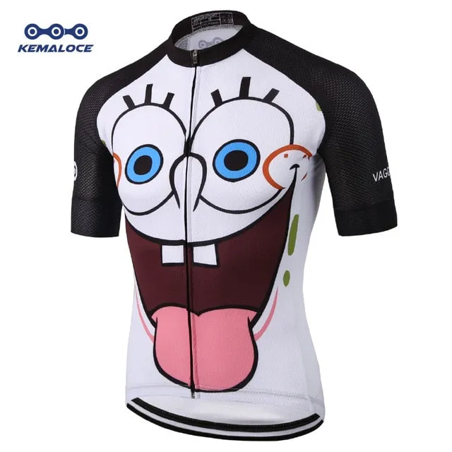 2019 Colorful Unique Cycling Jersey Anti-Uv Free Outdoor Racing Bicycle Cycling Shirts Cool Breathable Full Zipper Bike Jersey