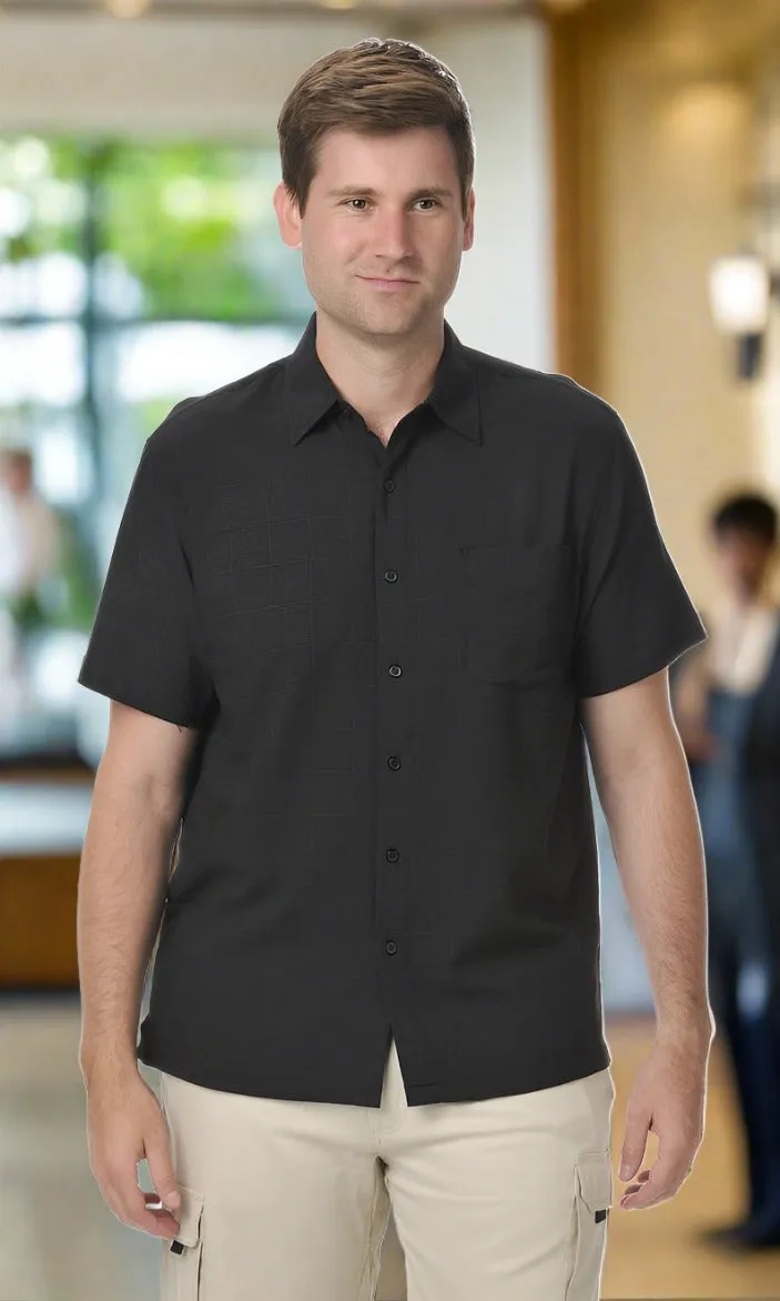 Bamboo Men's Shirt Black