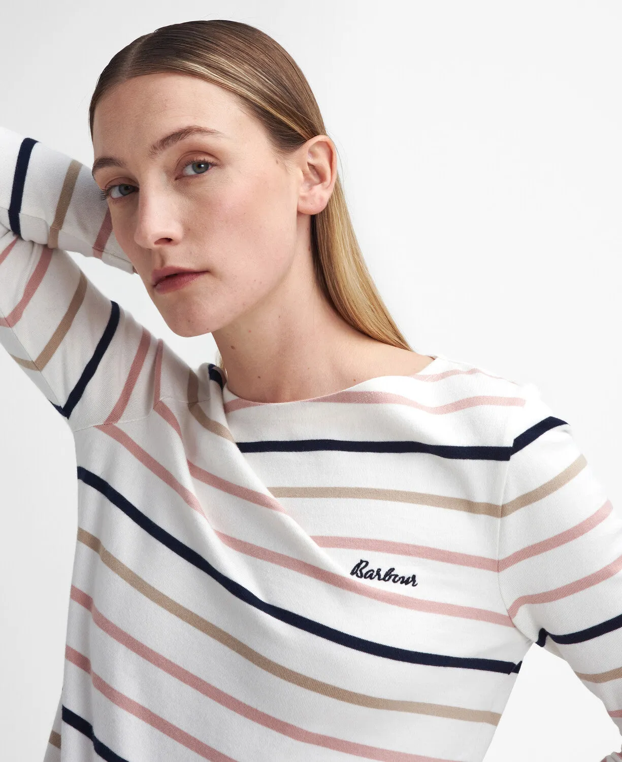 Barbour Hawkins Top - Cloud Stripe