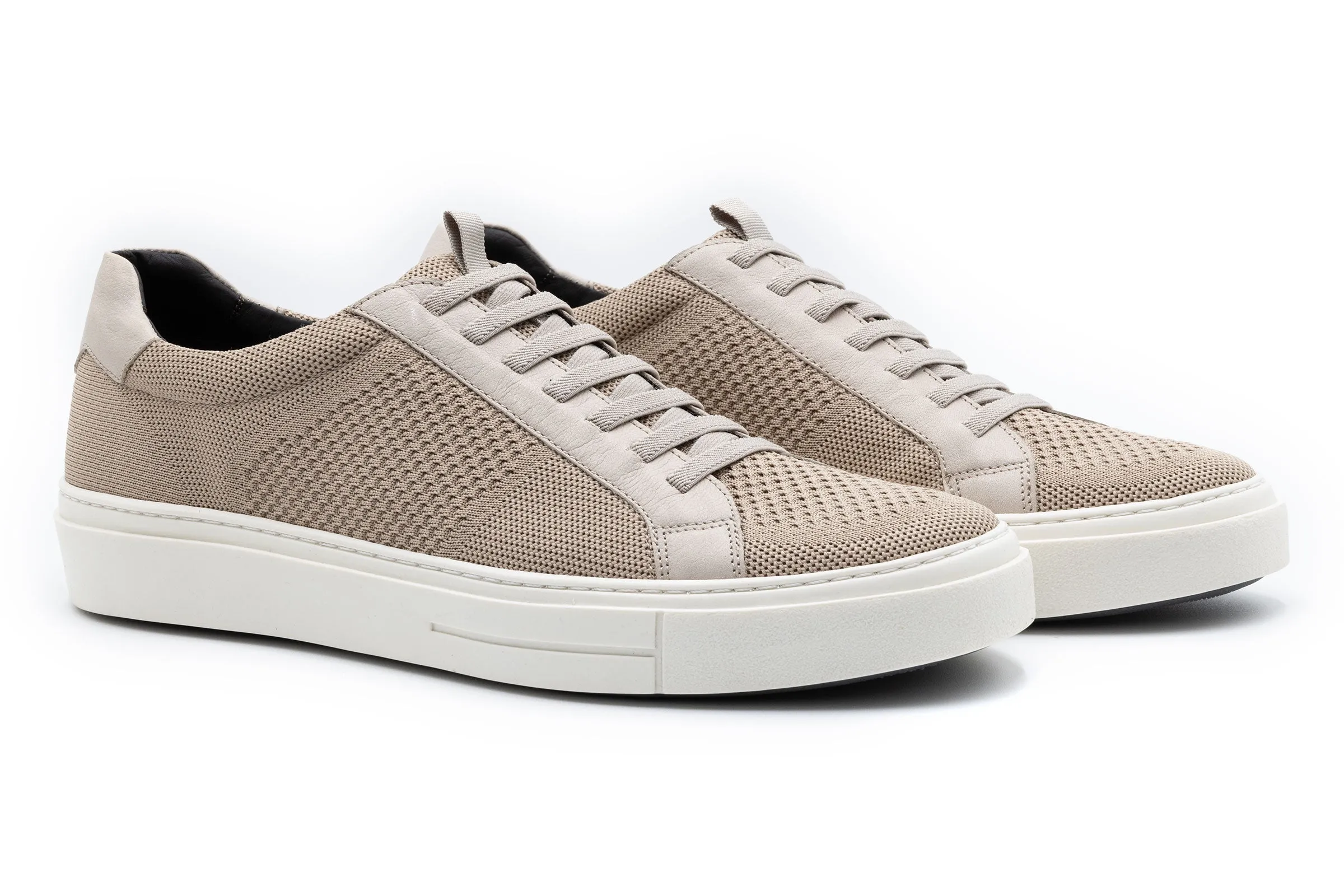 David Fly Knit Mesh Sneakers - Sand