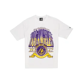 Lakers Spirit Class SS White Tee