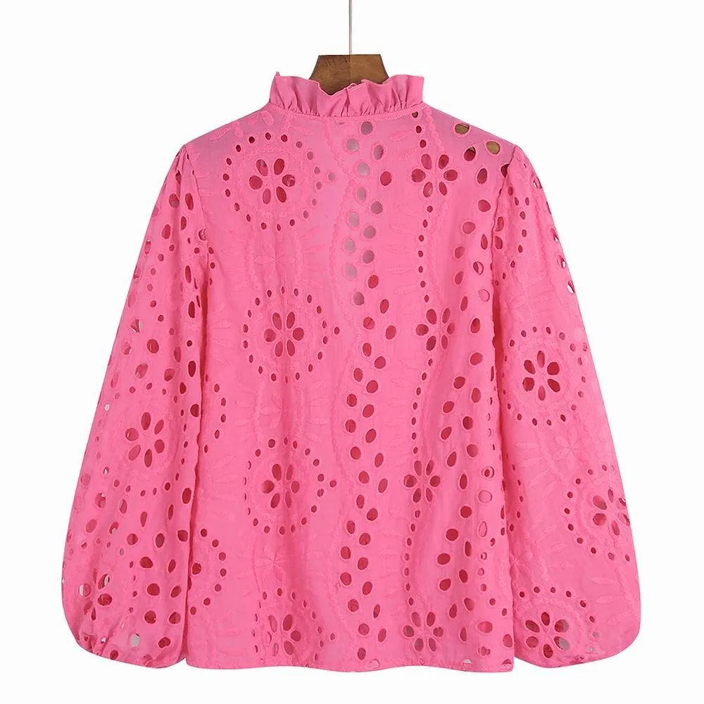 Marianna Premium Eyelet Blouse