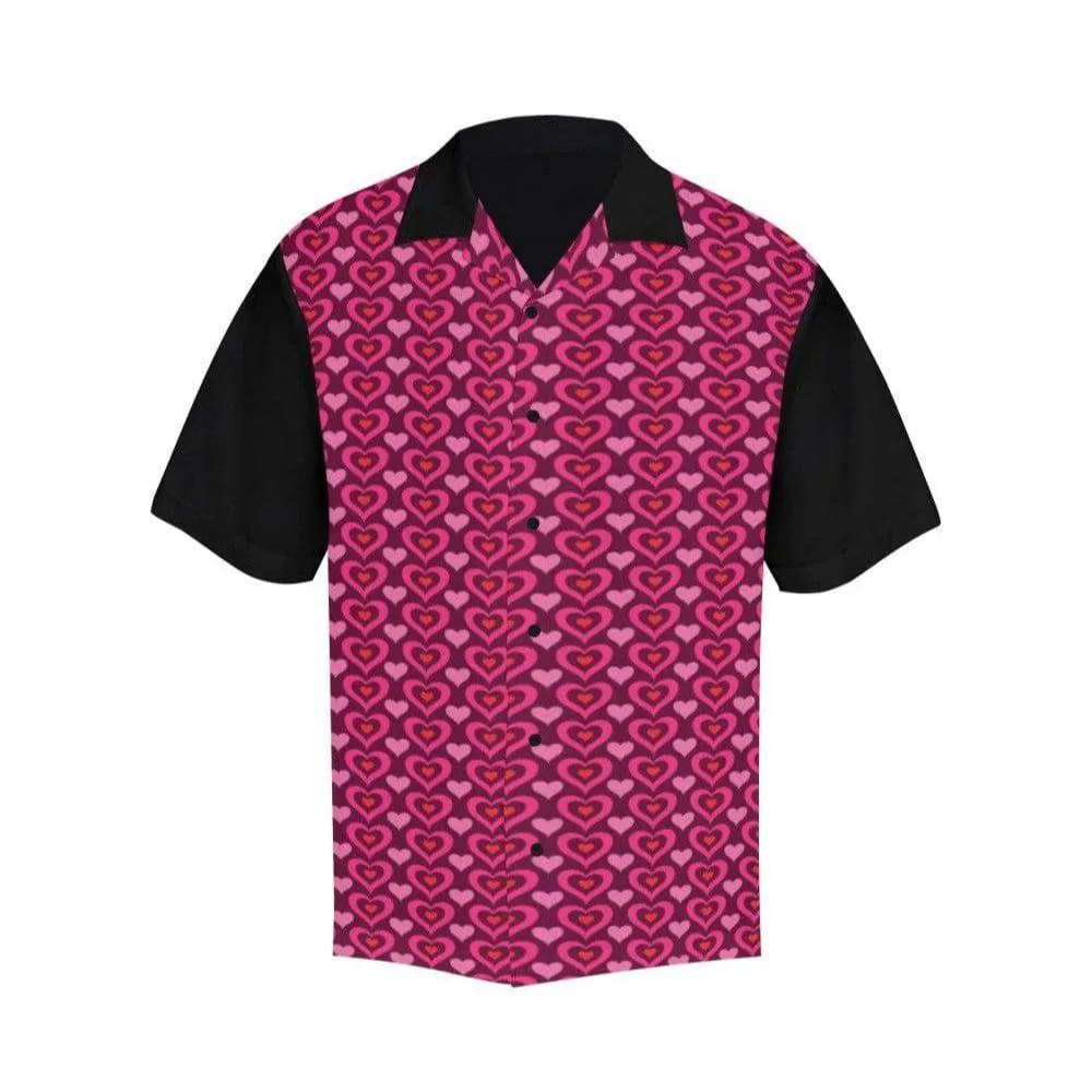 MY GROOVY VALENTINE Men's Button Up Shirt