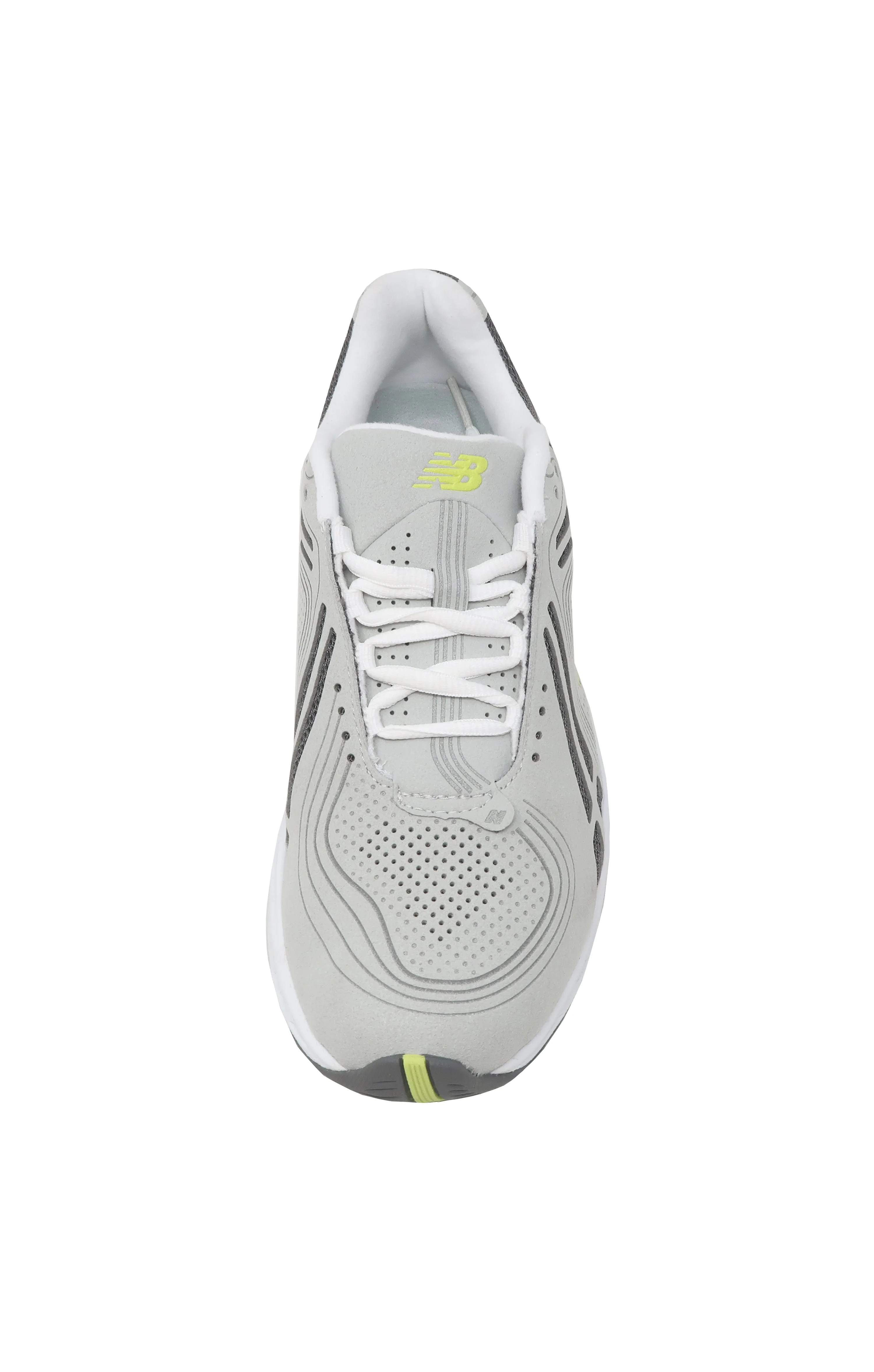 New Balance Women's 1100 Wide Grey/Lime Toning Viz Tech Shoes