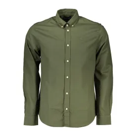 North Sails Green Cotton Men Shirt