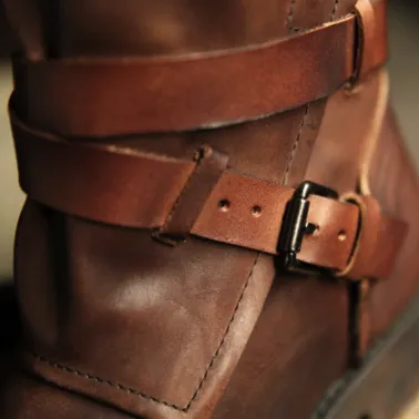 Original Classic Leather Buckle Long Boots| 34-43