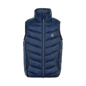 Quilted Packable Vest: Dress Blues