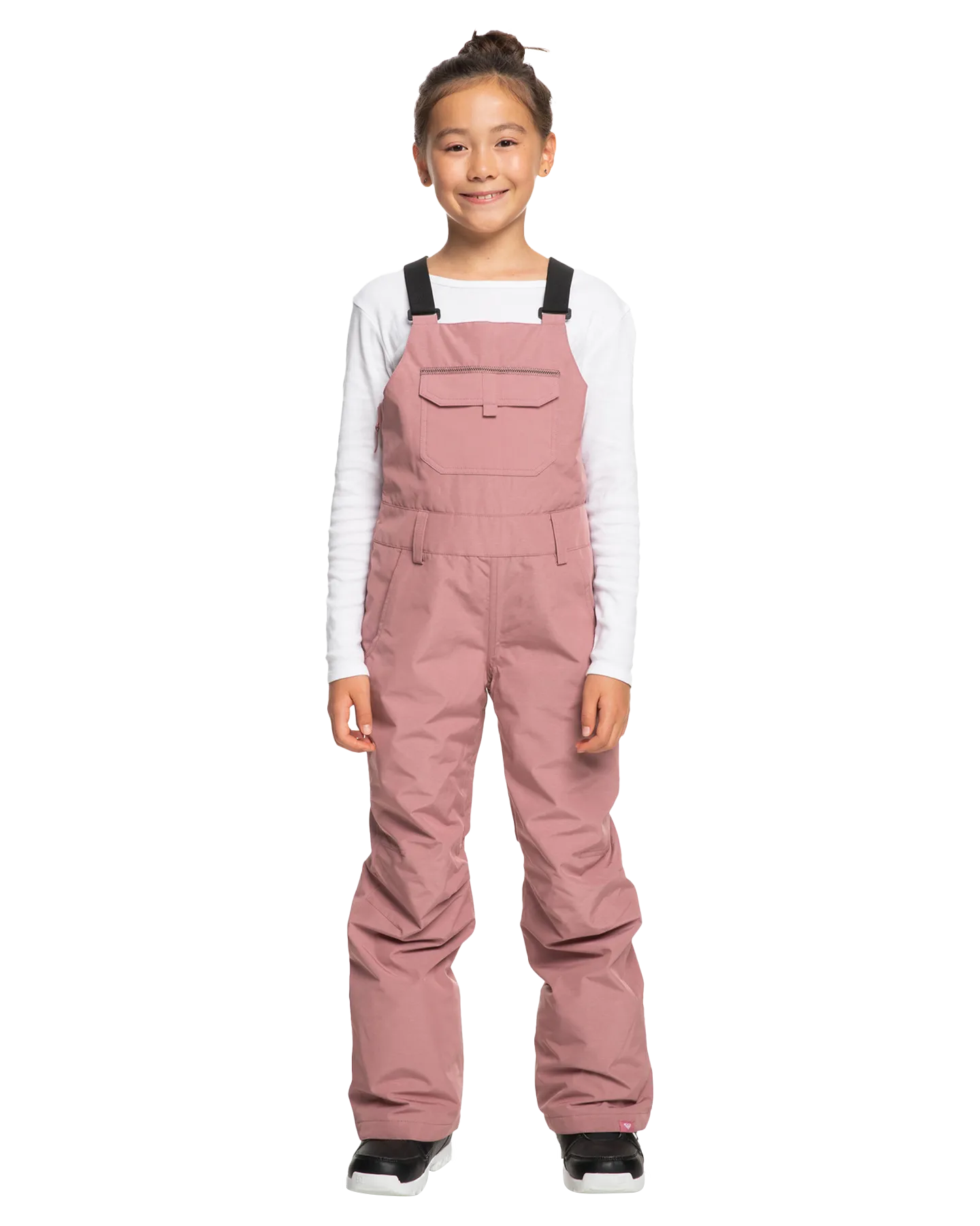 Roxy Girls' 8-16 Non Stop Technical Snow Bib Pants - Dusty Rose