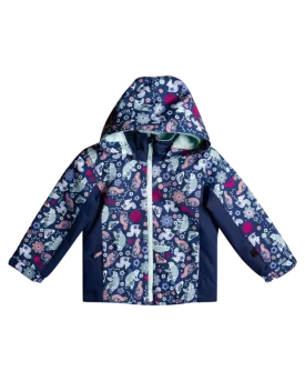 Roxy Snowy Tale Kids Snow Jacket - Medieval Blue Neo - 2023