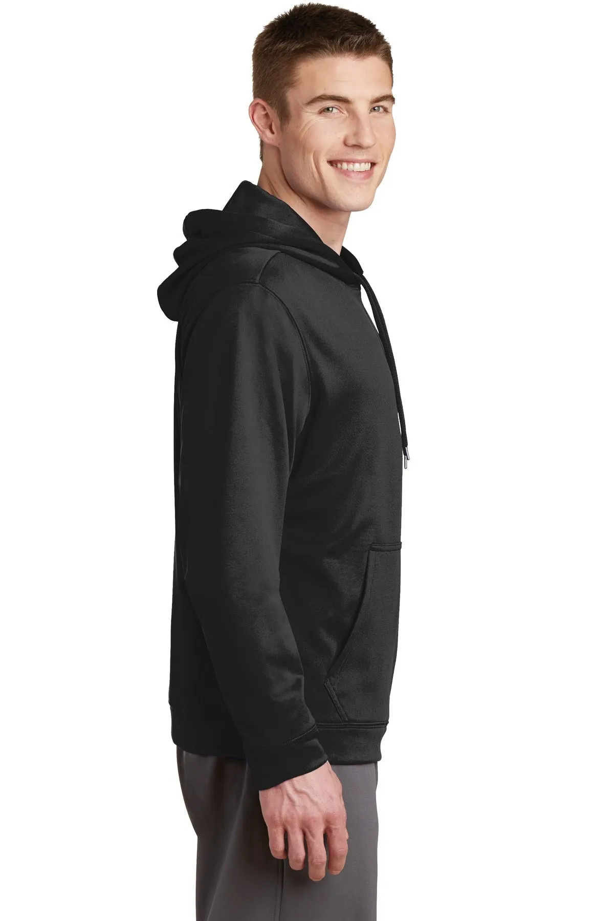 Sport-Tek® Sport-Wick® Fleece Hooded Pullover.  F244